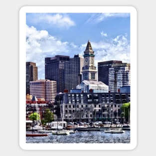 Boston MA - Skyline With Custom House Tower Sticker